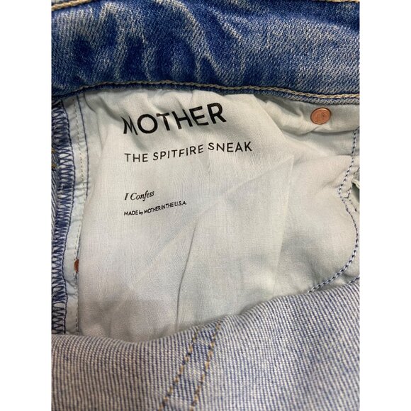 NWT Mother The Spitfire Sneak I Confess Relaxed Fit Baggy Jeans-sz 29 - Picture 10 of 14